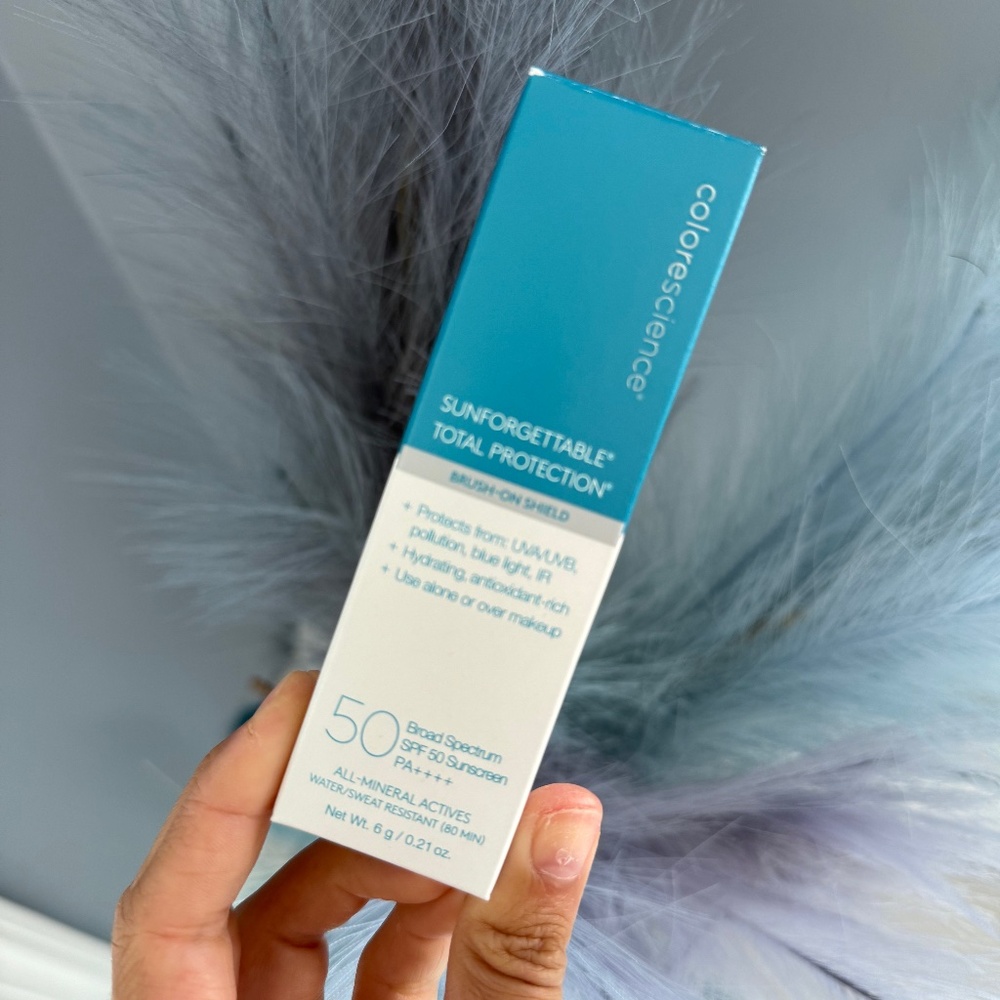 Colorescience Sunforgettable Brush-On Shield SPF 50 MEDIUM NEW Mineral Sunscreen